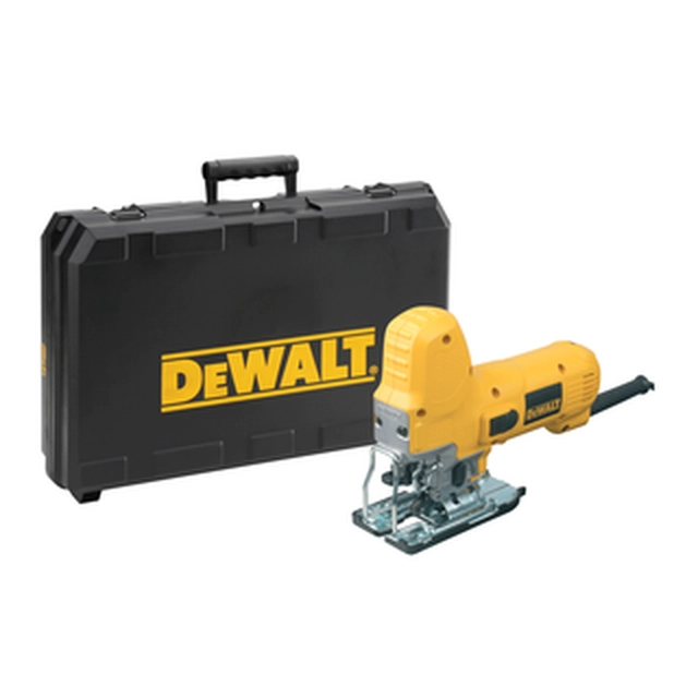 DeWalt DW343K-QS elektrinis siaurapjūklis Eigos ilgis: 20 mm | Brūkšnių skaičius: 650 - 3100 1/min | 550 W | Lagamine