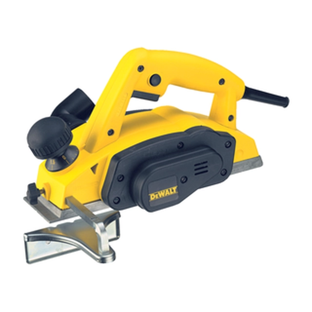 DeWalt DW677-QS elektrický hoblík 230 V | 600 W | Šírka 82 mm | Hĺbka 0 - 1,5 mm | V kartónovej krabici