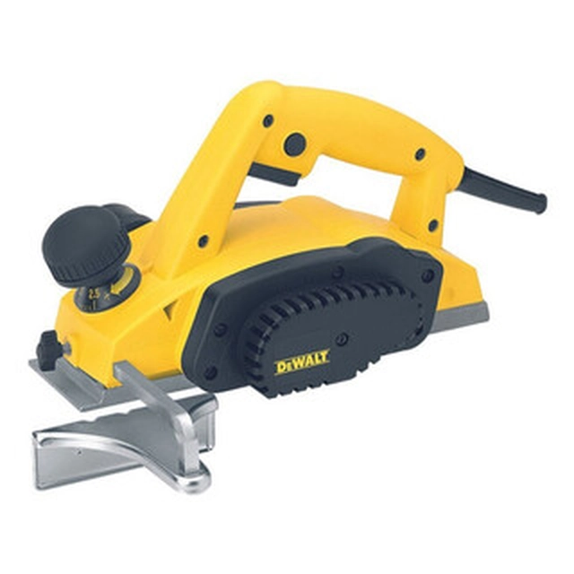 DeWalt DW680-QS el-høvl 230 V | 600 W | Bredde 82 mm | Dybde 0 - 2,5 mm | I en papkasse