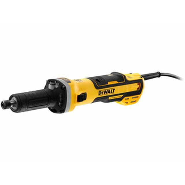 DeWalt DWE4997-QS elektrická přímá bruska 230 V | 1300 W | 0 až 25000 RPM | 6 mm | V kartonové krabici