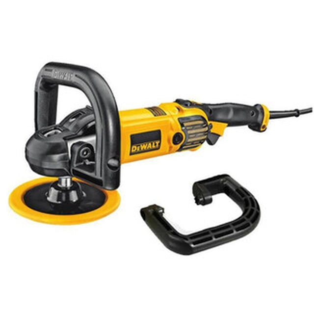 DeWalt DWP849X-QS electric polisher 150 mm/180 mm/230 mm | 0 to 600 RPM/3500 RPM | 1250 W | In a cardboard box