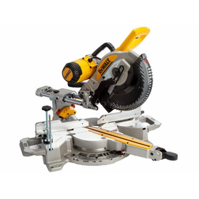 DeWalt DWS727-QS Mitra electrică 230 V | 1675 W | Pânză de ferăstrău 250 x 30 mm | Tăiere max 305 x 77 mm