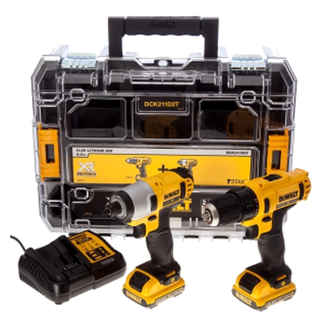 Dewalt elektroinstrumentu komplekts 6-elementowy (DCK211D2T-QW)