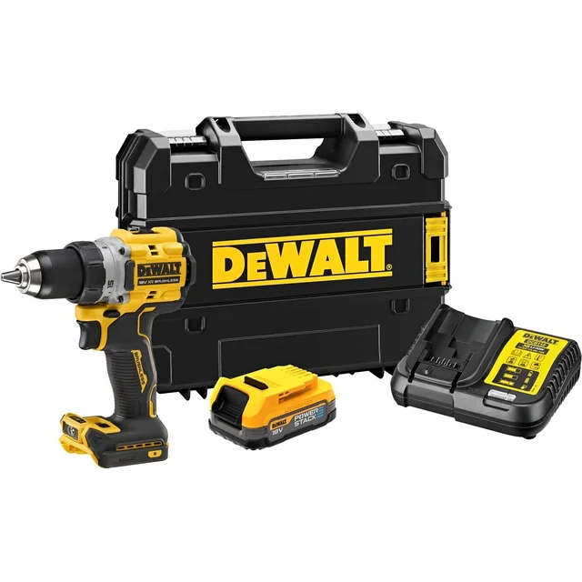 Dewalt fúró/csavarozó DCD800E1T 18 V 1 x akkumulátor 1.7 Ah