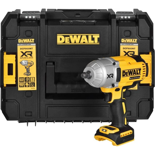 Dewalt Impact Wrench DEWALT IMPACT WRENCH 1/2" 18V 1355Nm WITHOUT BATTERY.AND LAD.TSTAK DCF900NT