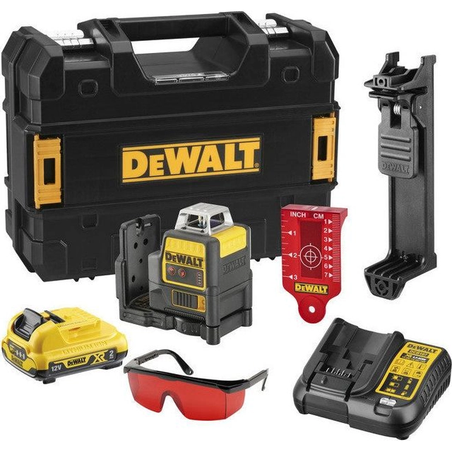 Dewalt plaknes lāzers DCE0811D1R Sarkans 20 m