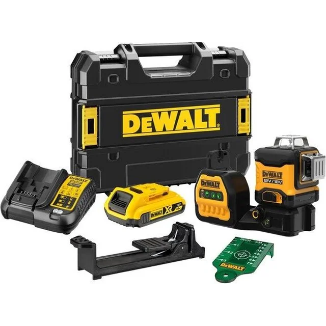 Dewalt plaknes lāzers DCE089D1G18 Zaļš 35 m