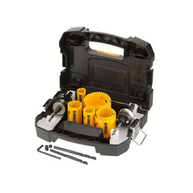 DeWalt rundsavssæt 22 - 68 mm | 11 stk