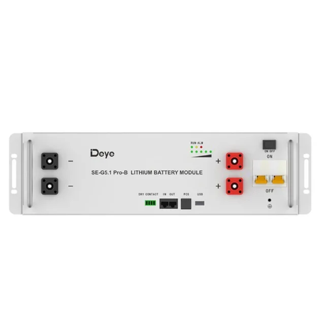 DEYE-batteri SE-G5.1-Pro-B 51.2V 100Ah 5.12kWh (lågspänning)