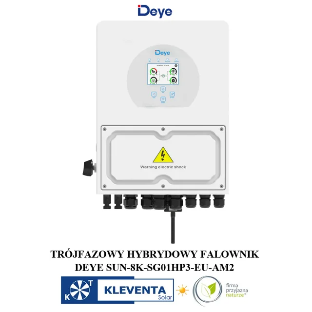 DEYE Falownik hybrydowy SUN-8K-SG01HP3-EU-AM2 3-fazowy