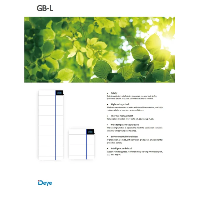 Deye HV akkumulátormodul GB-L (4.09kWh)