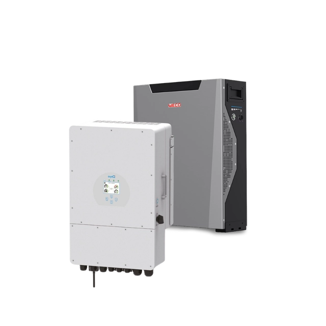 Deye hybrid inverter SUN-10K+ Weco batteri 5K3XP 10kWh