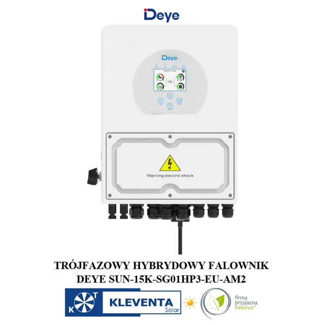 Deye SUN-15K-SG01HP3-EU-AM2 inverter ibrido 3-fazowy