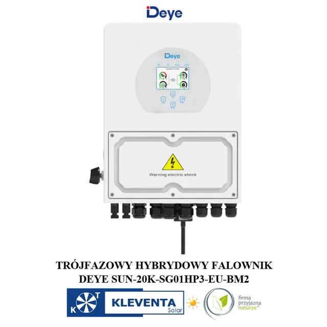 Deye SUN-20K-SG01HP3-EU-AM2 hybrid inverter 3-fazowy 10 års garanti