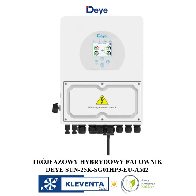 DEYE SUN-25K-SG01HP3-EU-AM2 3-fazowy INVERTER IBRIDO