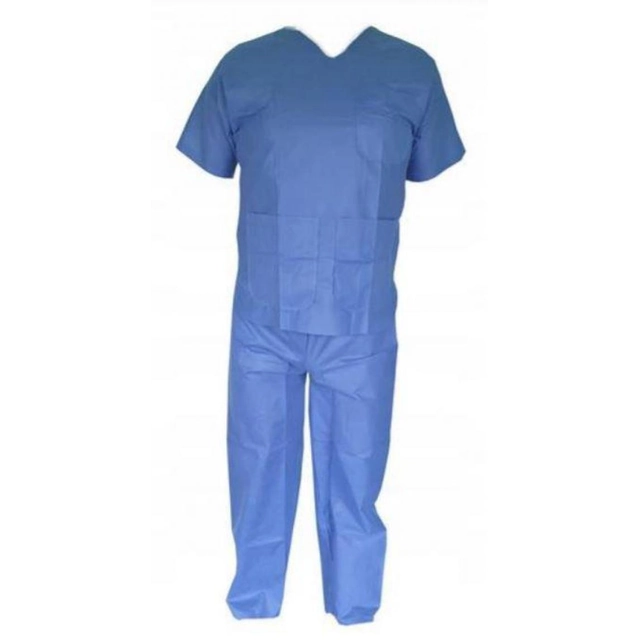 Dezigely Eldobható sebészeti ruha, kék, 1db