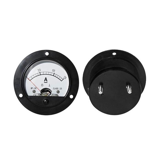 Round analog ammeter