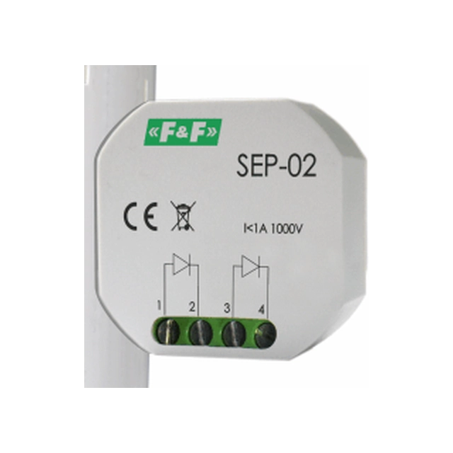 Διαχωριστής σήματος ελέγχου F&F 1A 1000V - SEP-02