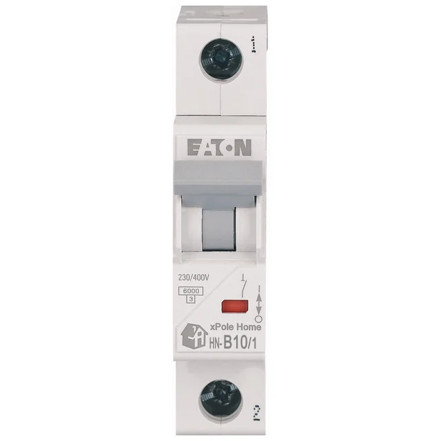 Διακόπτης κυκλώματος Eaton 1P B 10A 6kA AC xPole Home HN-B10/1 194819