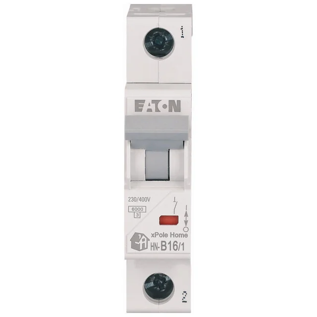 Διακόπτης κυκλώματος Eaton 1P B 20A 6kA AC xPole Home HN-B20/1 194822