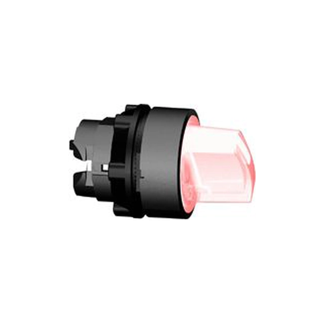 Διακόπτης Schneider Electric Switch 2 θέσης κόκκινος με οπίσθιο φωτισμό που δεν επιστρέφει αυτόματα (ZB5AK1243)