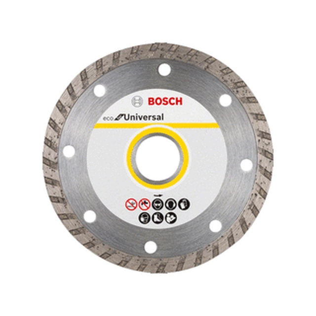 Диамантен режещ диск Bosch Eco for Universal Turbo 115 x 22,23 mm 10 бр.
