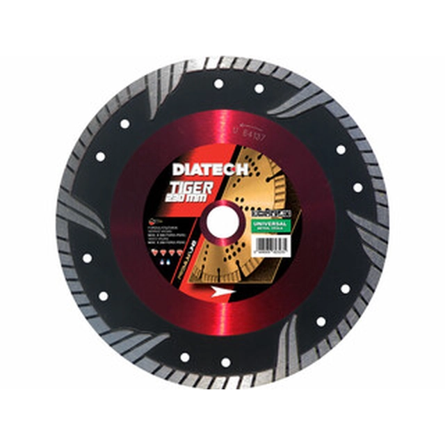 Диамантен режещ диск Diatech Tiger 230x22,2x10 mm 230 x 22,23 mm