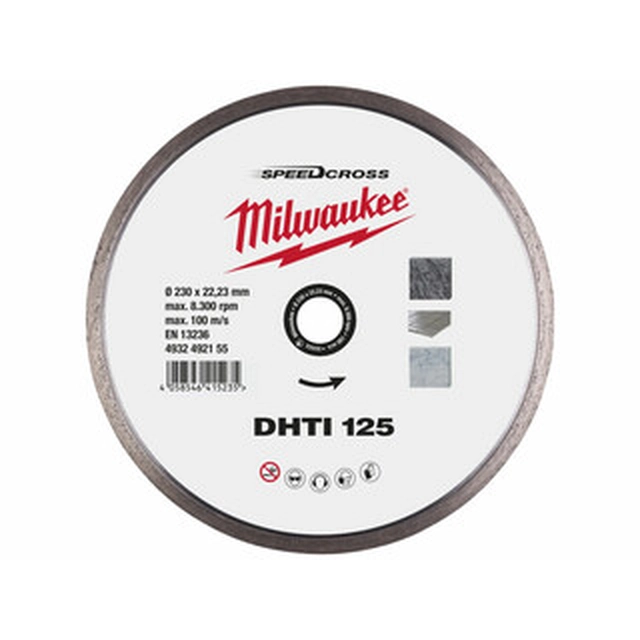 Диамантен режещ диск Milwaukee DHTi 125 x 22,23 mm