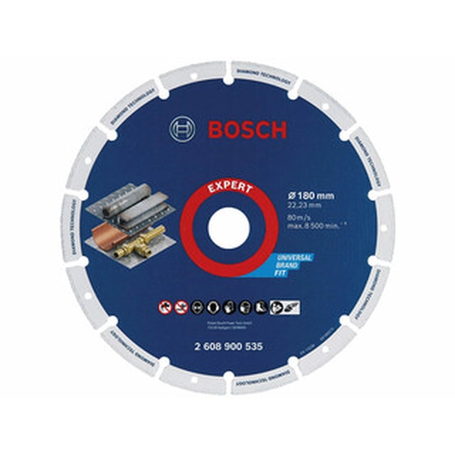 Diamantový řezný kotouč Bosch Expert Diamond Metal 180 x 22,23 mm