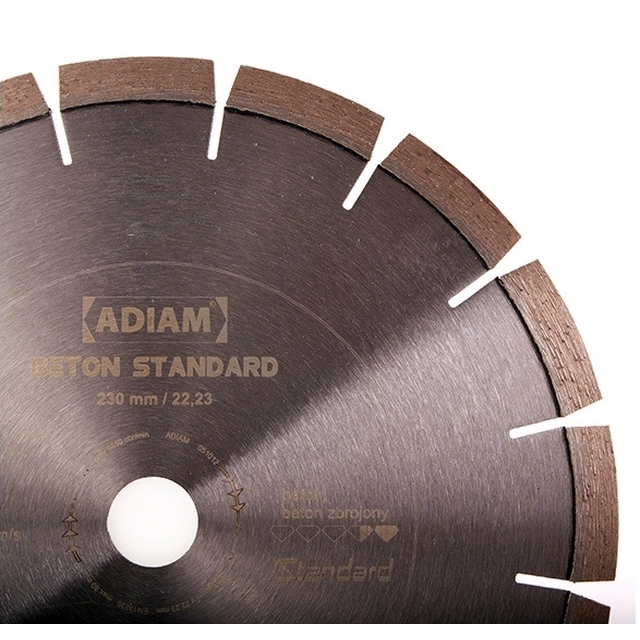 Diamond disc CONCRETE STANDARD 125x22,2mm ADIAM 109041