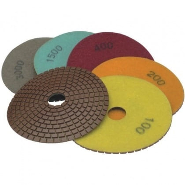 Diamond flexible polishing disc 0200 125 mm DEDRA H12G0200