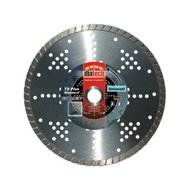 Diatech TS+ deimantinis pjovimo diskas 125 x 22,23 mm