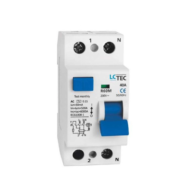 Differentiaalikytkin 1-fazowy 40A 30mA