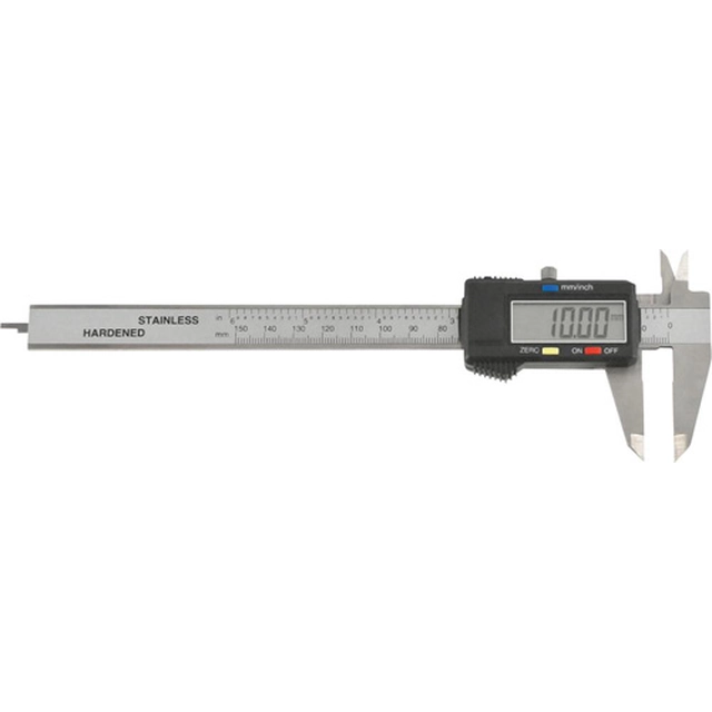 Digital caliper for left-handers 150mm FORTIS