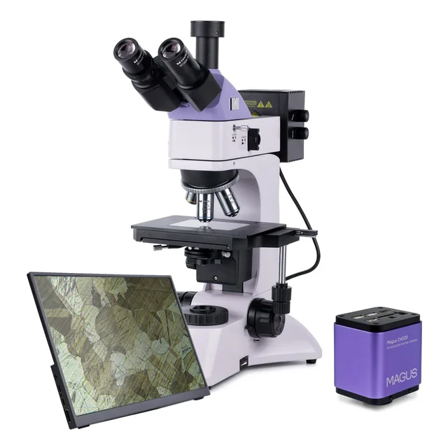 Digitālais metalurģiskais mikroskops MAGUS Metāls D600 LCD