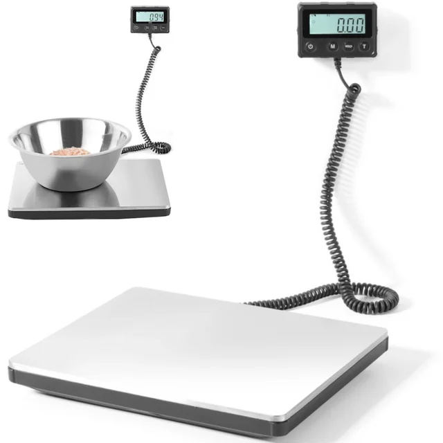 Digitale Gastronomiewaage bis 200 kg / 10 g - Hendi 580462