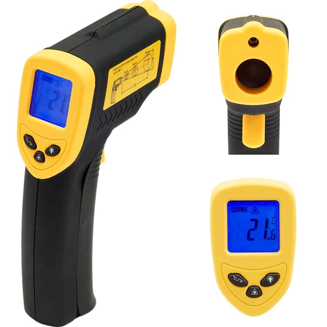Digitalt berøringsfrit termometer -50°C÷380°C