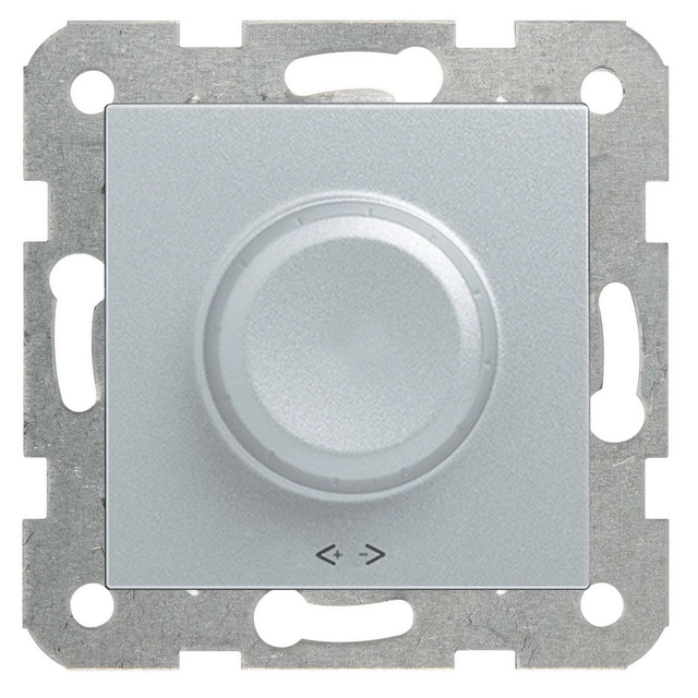 Dimmer rotativo inteligente para iluminação LED Viko Panasonic Novella prata