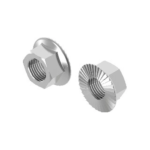 DIN serrated flange nut 6923 NKZM10E A2 (1.4301) (1opakowanie=100sztuk)