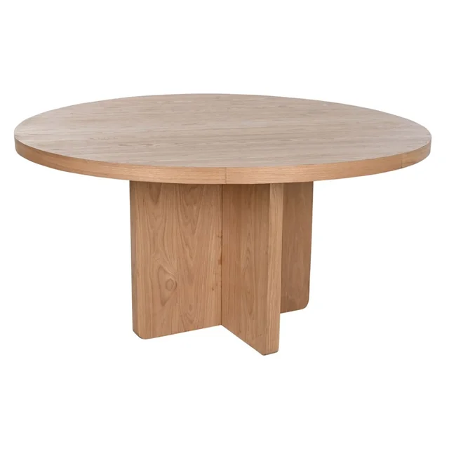 Dining Tables Home ESPRIT Natural dubové wood 152 x 152 x 78 cm