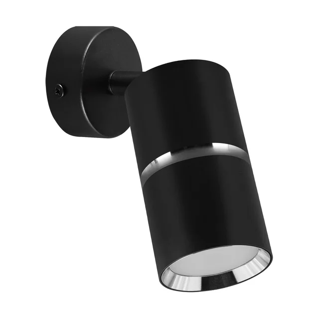 DIOR SPT apparecchio da parete e soffitto GU10 NERO/CROMO