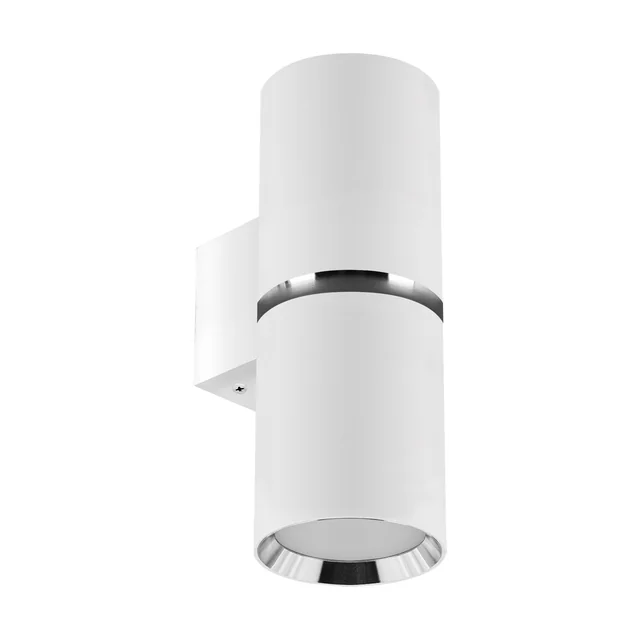 DIOR WLL wandlamp 2xGU10 WIT/CHROOM