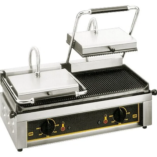 Διπλή ψησταριά επαφής 600x385x220 mm ROLLER GRILL, 777217