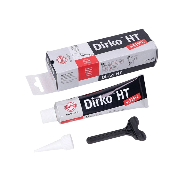 15158 Dirko HT silicone black between -60 ° C and 315 ° C 70ml - merXu -  Negotiate prices! Wholesale purchases!
