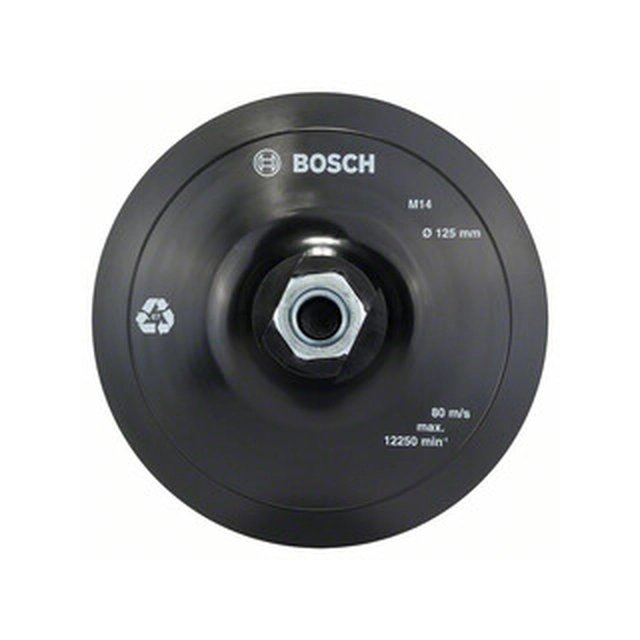Disc de șlefuit Bosch pentru mașina de lustruit M14, 125mm