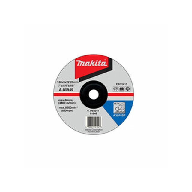 Disc de șlefuit Makita 180 x 22,23 x 6 mm