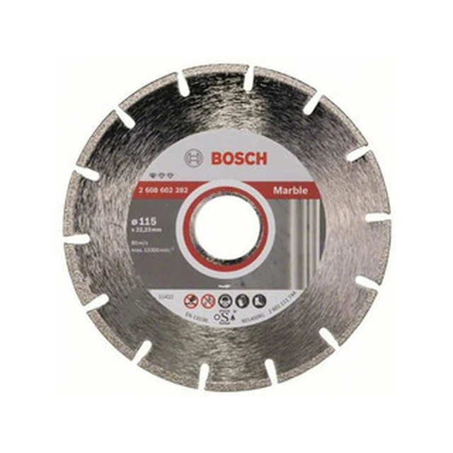 Disc de tăiat diamantat Bosch Professional pentru marmură 115 x 22,23 mm