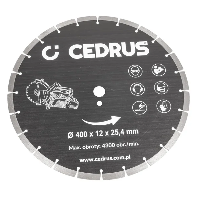 Disc de tăiere Cedrus Cutter CEDPC400 720150