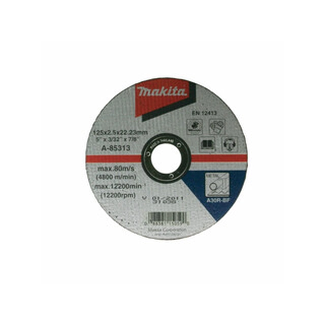 Disc de tăiere Makita 125 x 22,23 x 2,5 mm