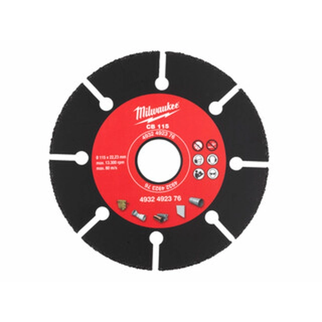 Disc de tăiere Milwaukee 115 x 22,23 x 1 mm